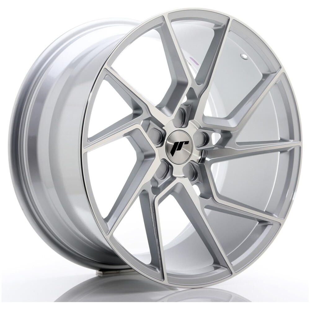 JR Wheels JR33 20x10 ET20-40 5H BLANK Silver Machined Face