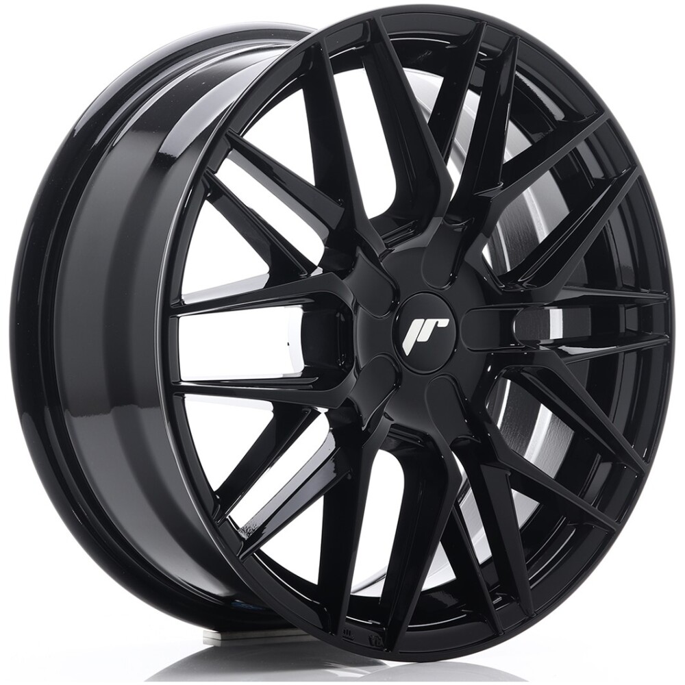 JR Wheels JR28 17x7 ET20-45 BLANK Gloss Black