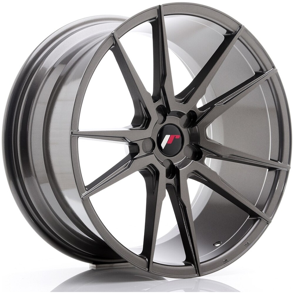 JR Wheels JR21 20x10 ET40 5H BLANK Hyper Gray