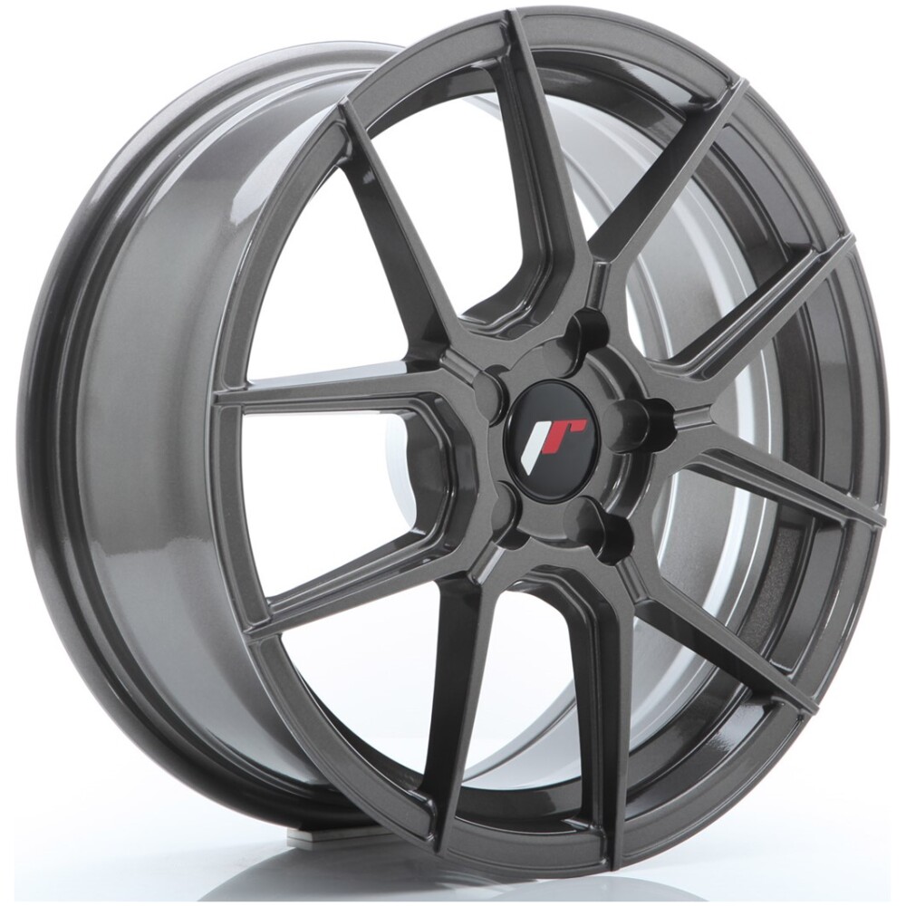 JR Wheels JR30 17x7 ET20-40 5H BLANK Hyper Gray