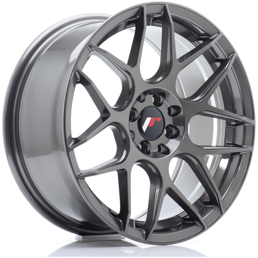 JR Wheels JR18 17x8 ET25 4x100/108 Hyper Gray