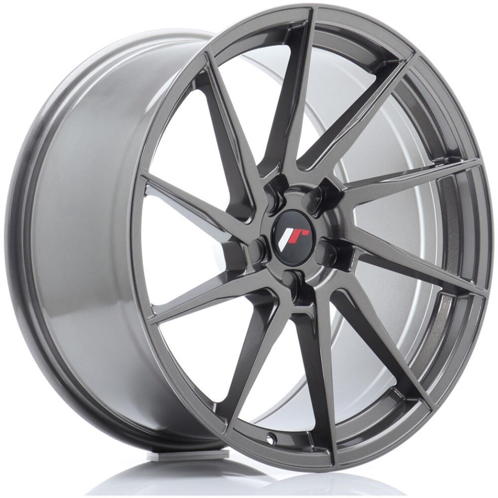 JR Wheels JR36 20x10 ET20-45 5H BLANK Hyper Gray