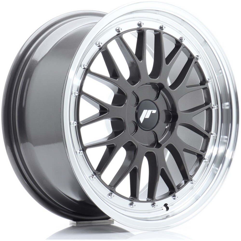 JR Wheels JR23 18x8,5 ET25-48 5H BLANK Hyper Gray w/ Machined Lip