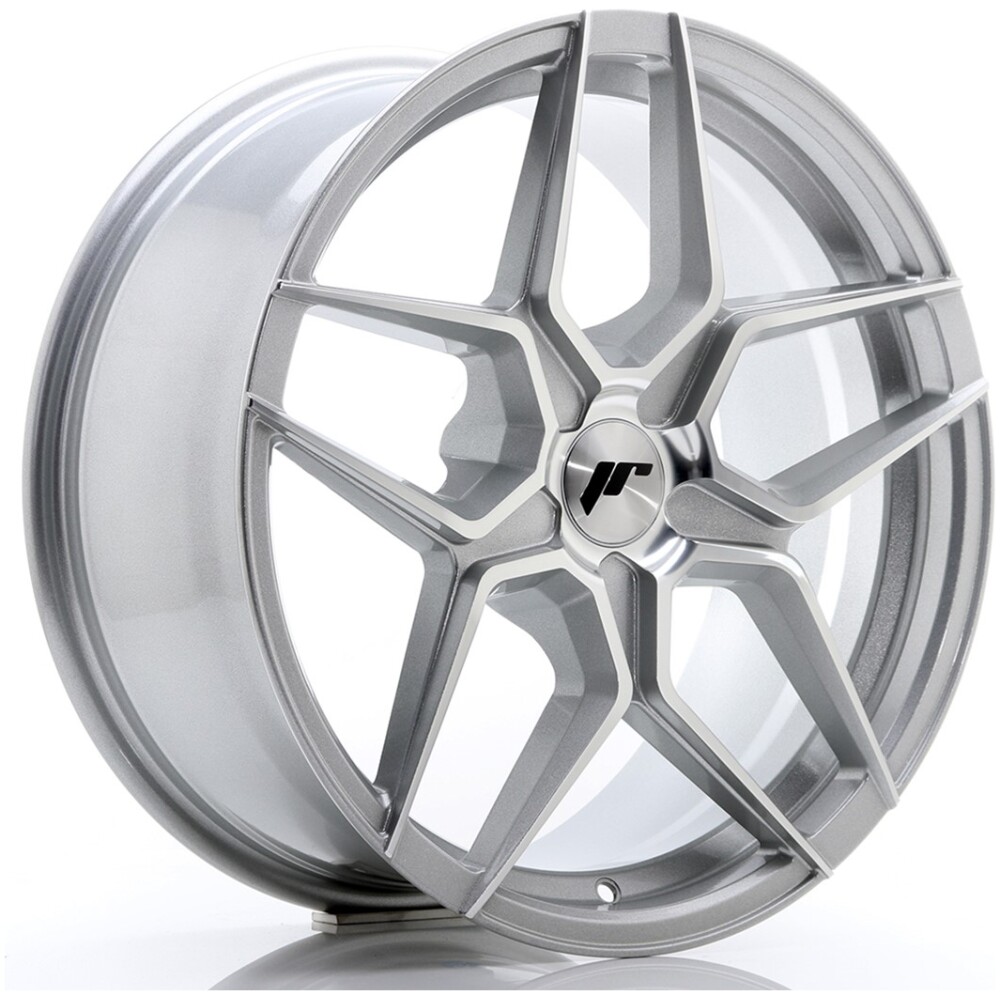 JR Wheels JR34 18x8 ET20-42 5H BLANK Silver Machined Face