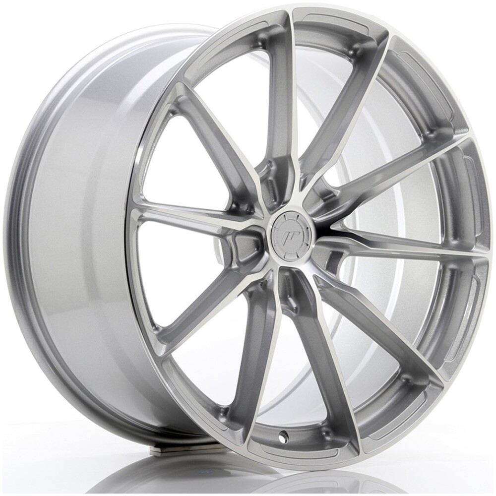 JR Wheels JR37 20x10 ET20-45 5H BLANK Silver Machined Face