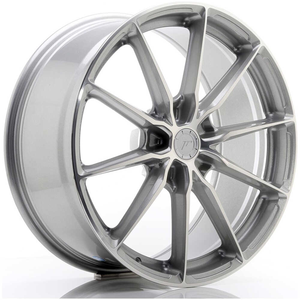 JR Wheels JR37 20x9 ET20-45 5H BLANK Silver Machined Face