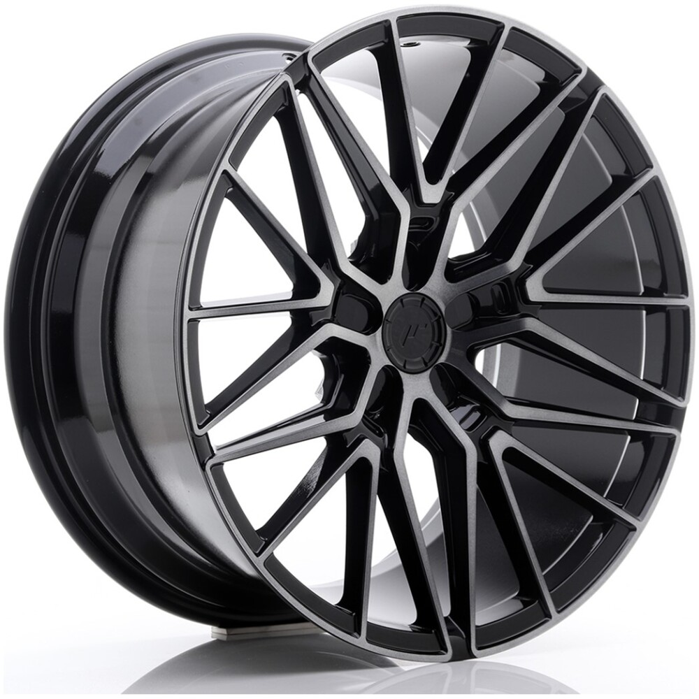 JR Wheels JR38 20x10 ET20-45 5H BLANK Black Brushed w/ Tinted Face