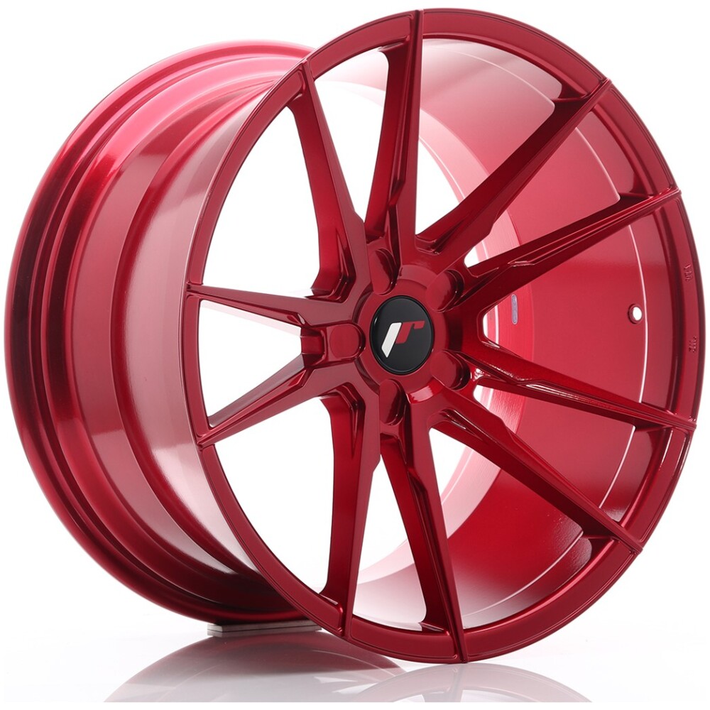 JR Wheels JR21 20x11 ET20-30 5H BLANK Platinum Red