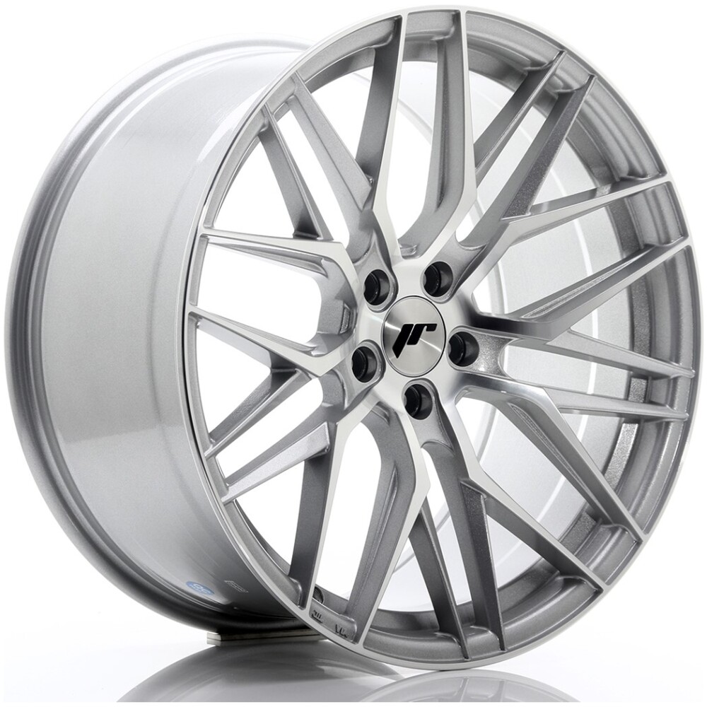 JR Wheels JR28 20x10 ET40 5x120 Silver Machined Face