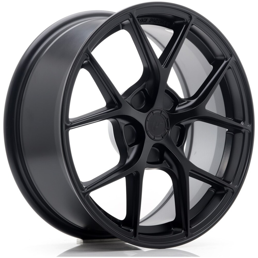 JR Wheels SL01 17x7 ET20-40 5H BLANK Matt Black