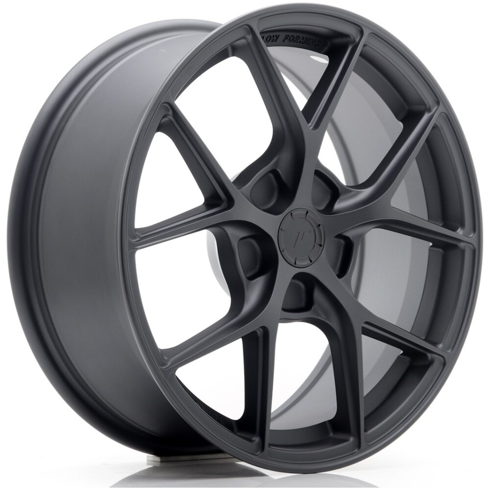 JR Wheels SL01 17x7 ET20-40 5H BLANK Matt Gun Metal