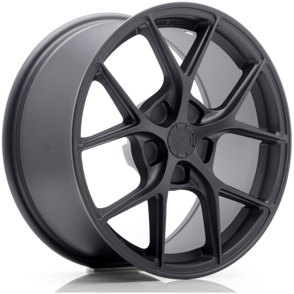 JR Wheels SL01 17x8 ET20-45 5H BLANK Matt Gun Metal