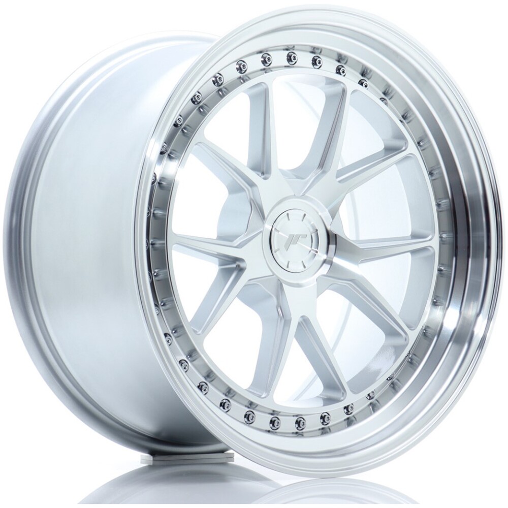 JR Wheels JR39 18x9,5 ET15-35 5H BLANK Silver Machined Face