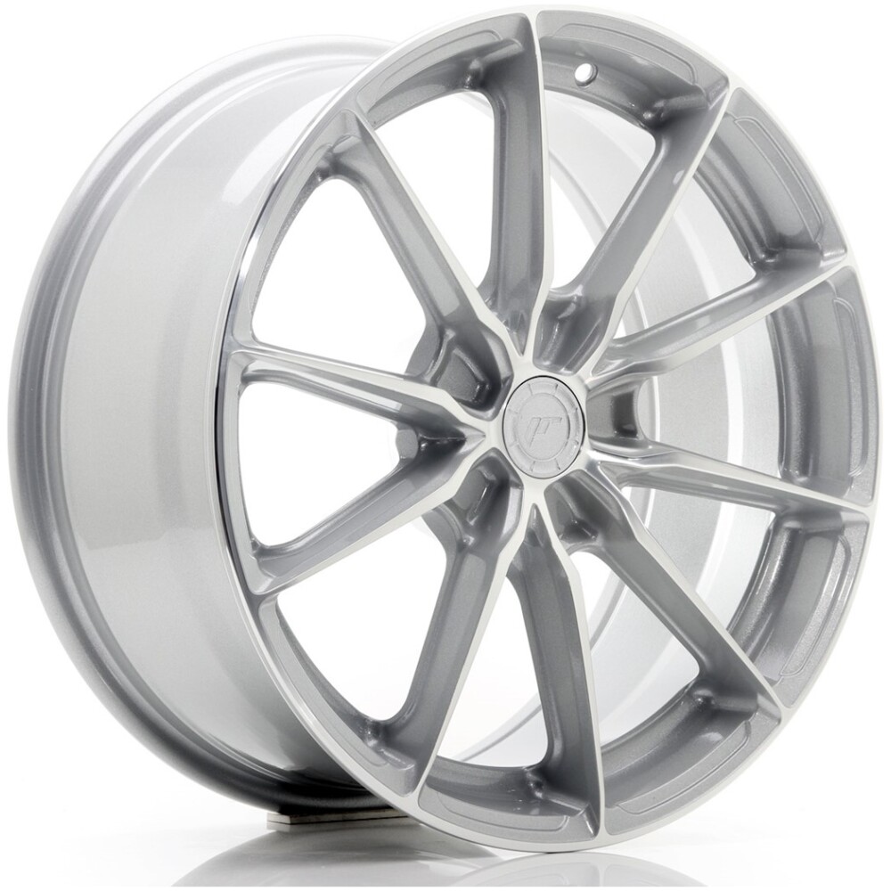 JR Wheels JR37 18x8 ET20-45 5H BLANK Silver Machined Face