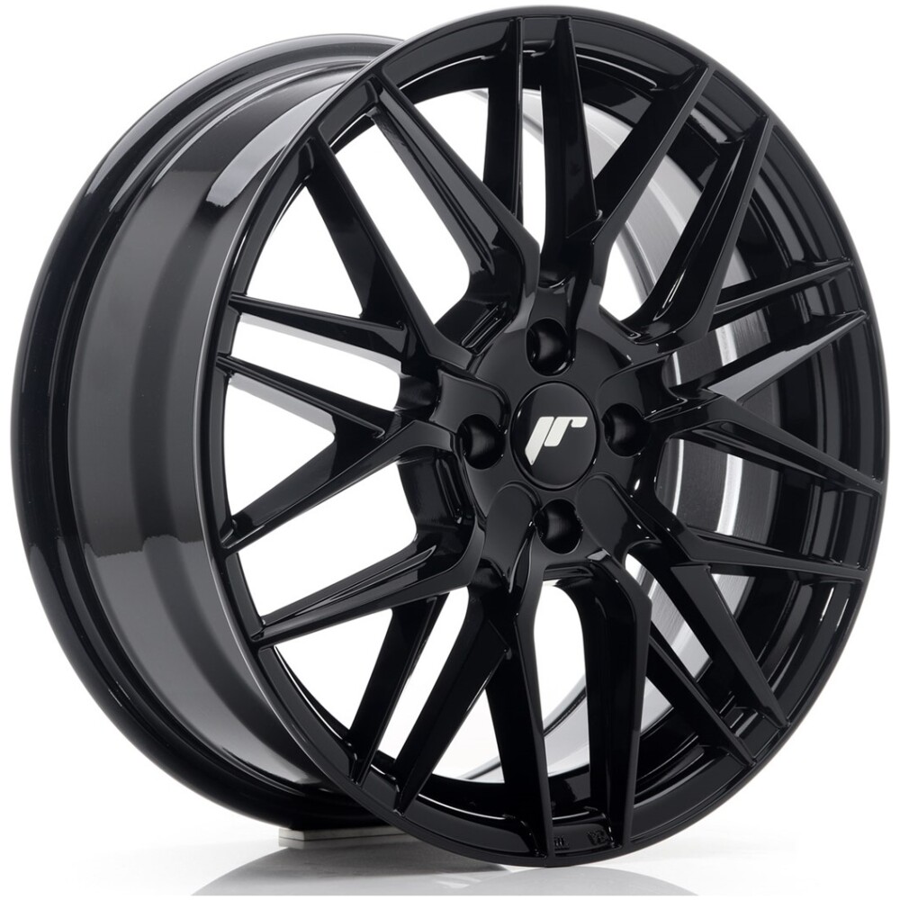 JR Wheels JR28 17x7 ET40 4x100 Gloss Black