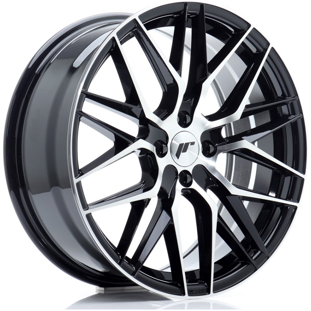 JR Wheels JR28 18x7,5 ET40 4x100 Gloss Black Machined Face