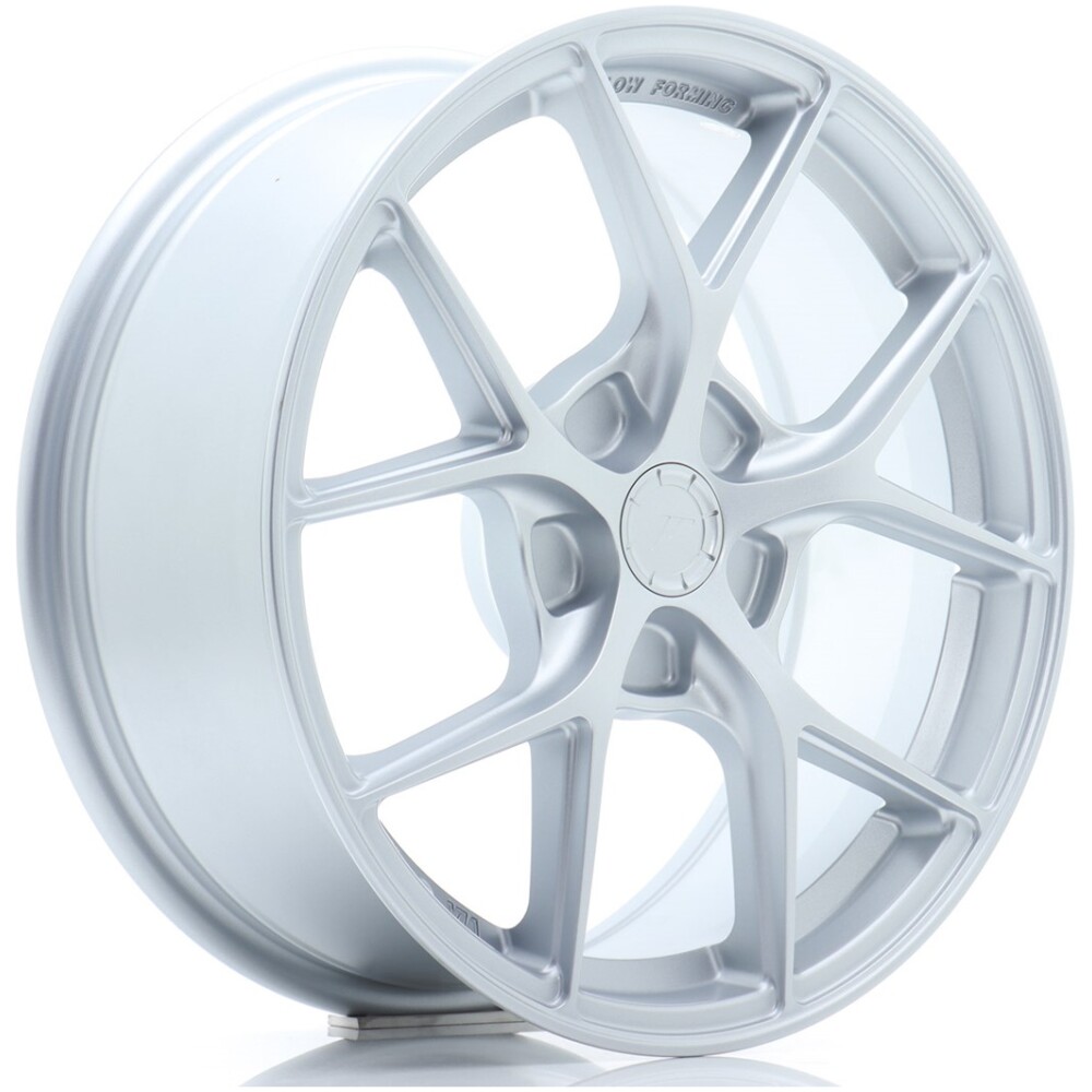 JR Wheels SL01 17x7 ET20-40 5H BLANK Matt Silver