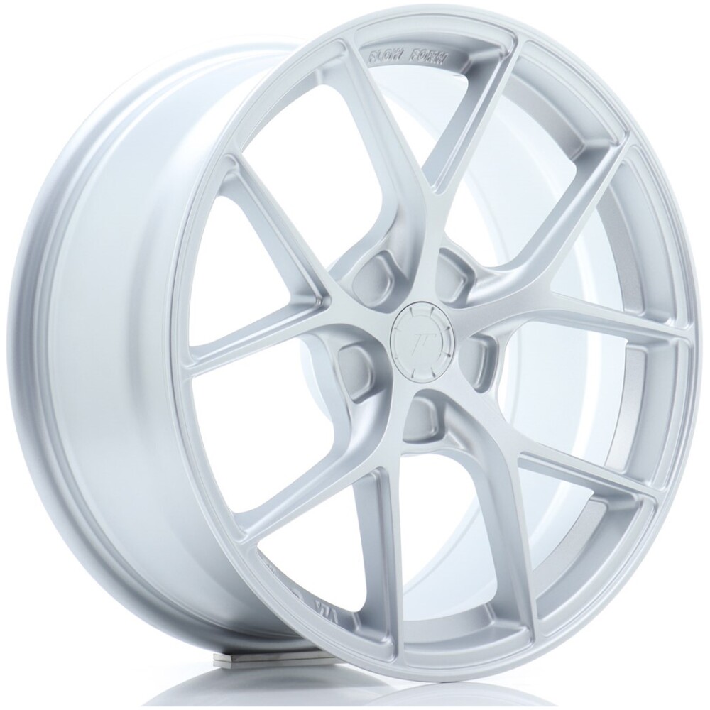 JR Wheels SL01 18x8 ET20-40 5H BLANK Matt Silver