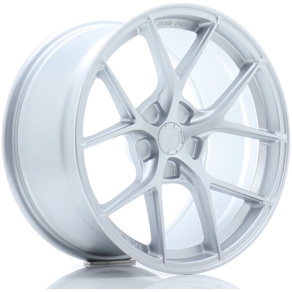 JR Wheels SL01 18x9,5 ET25-38 5H BLANK Matt Silver