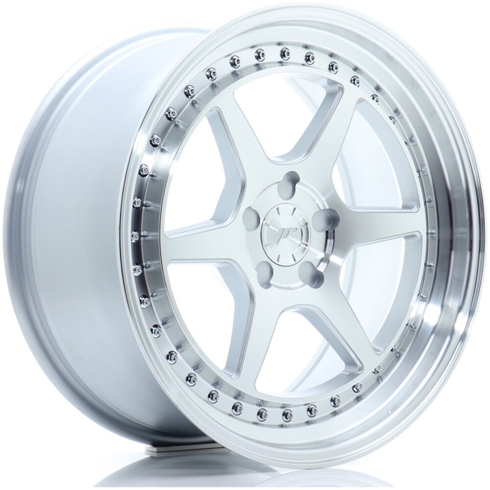 JR Wheels JR43 18x8,5 ET15-35 5H BLANK Silver Machined Face