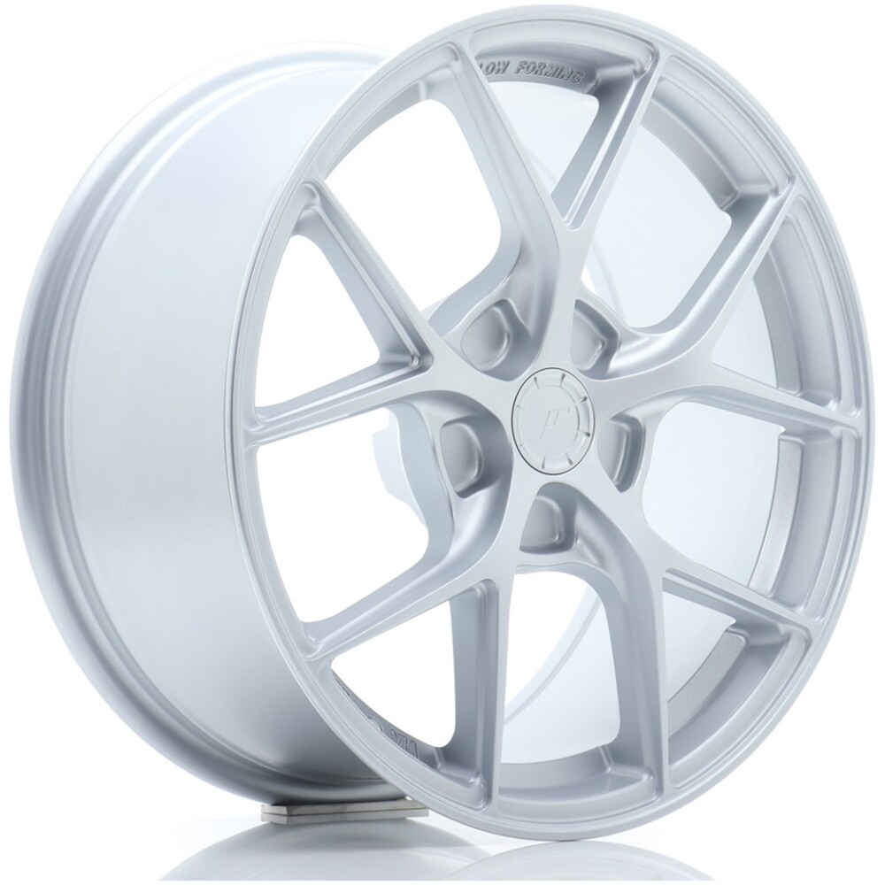 JR Wheels SL01 17x9 ET20-50 5H BLANK Matt Silver