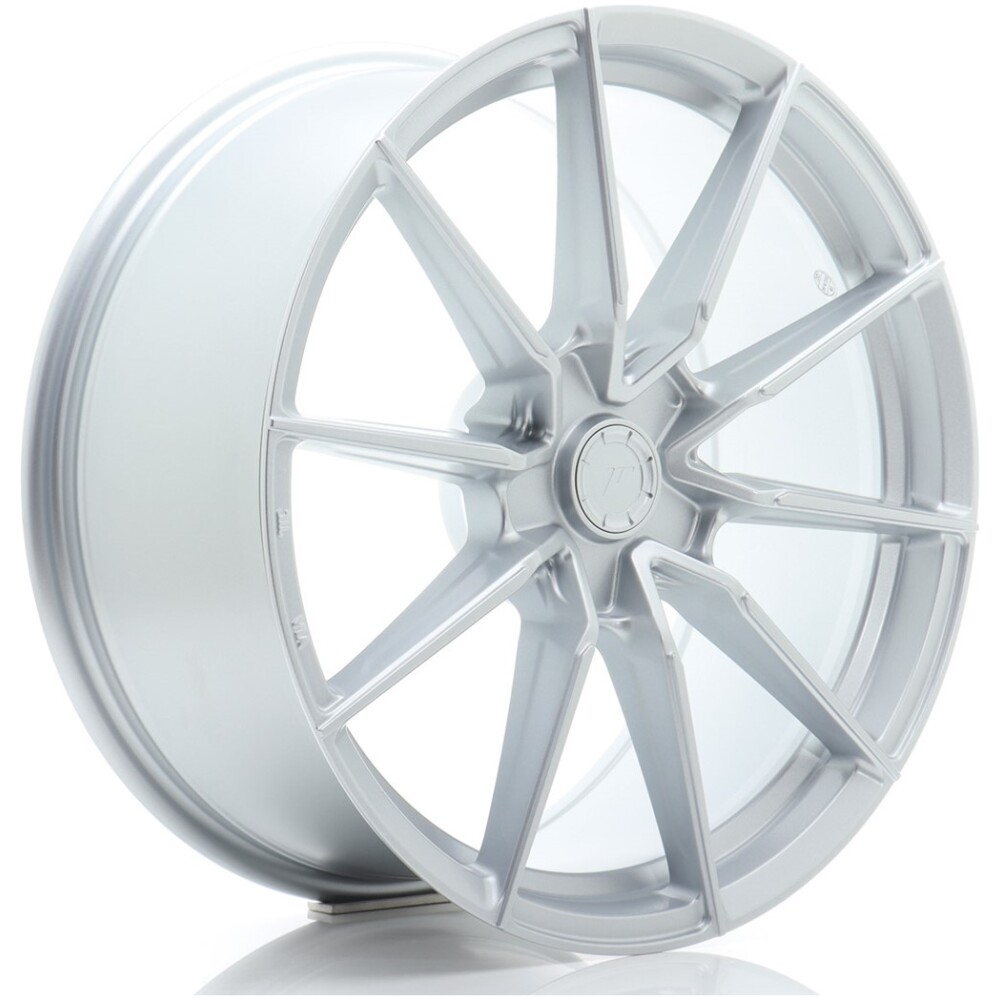 JR Wheels SL02 19x8 ET20-40 5H BLANK Matt Silver