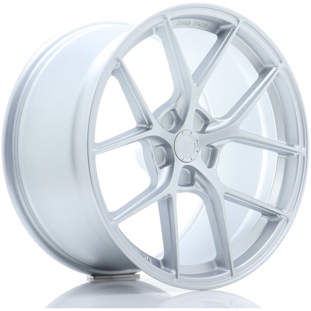 JR Wheels SL01 19x9 ET20-35 5H BLANK Matt Silver