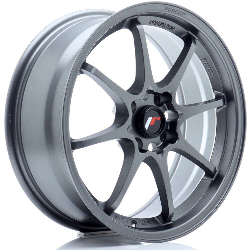 JR Wheels JR5 17x7 ET38 4x100 Matt Gun Metal