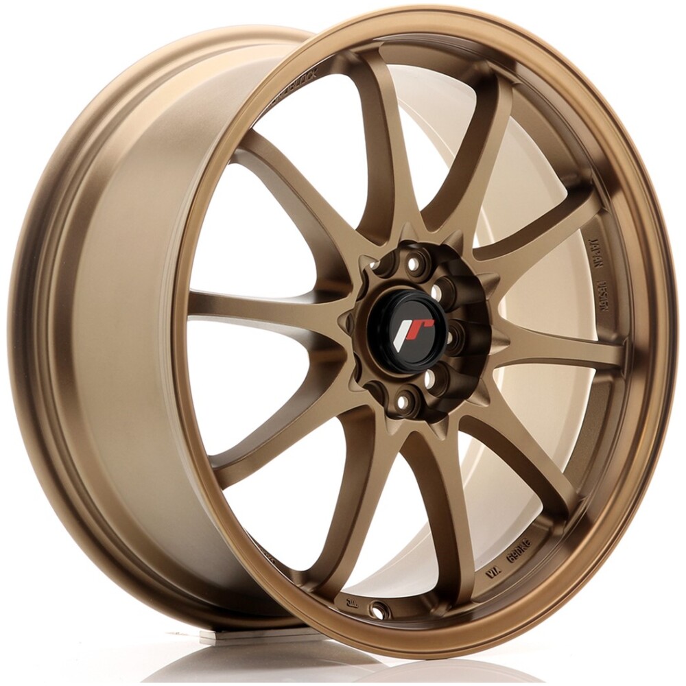 JR Wheels JR5 18x8 ET35 5x100 Dark Anodized Bronze