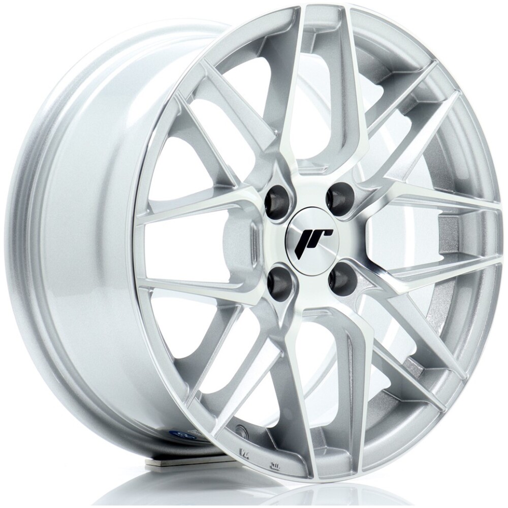 JR Wheels JR28 15x7 ET38 4x100 Silver Machined Face