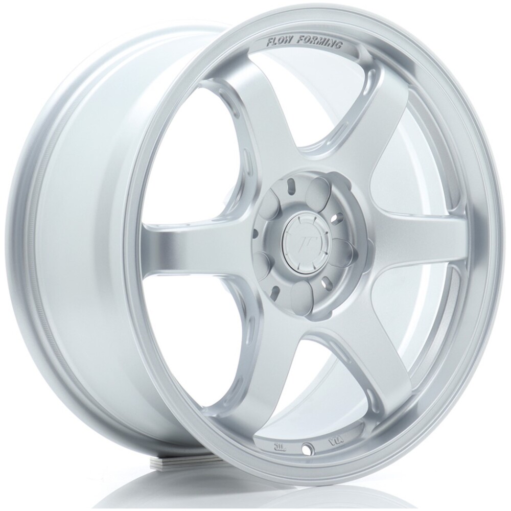 JR Wheels SL03 17x8 ET20-42 5H BLANK Matt Silver