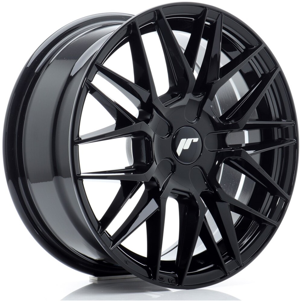 JR Wheels JR28 16x7 ET20-40 BLANK Gloss Black