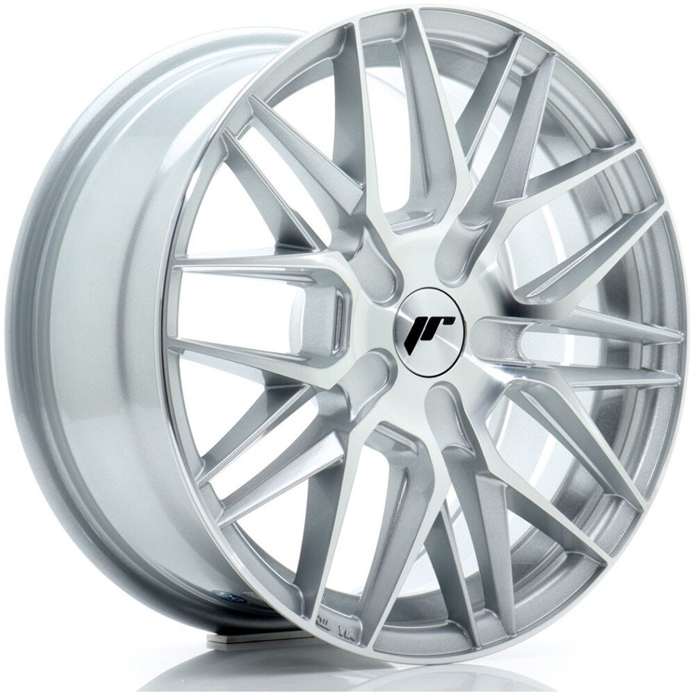 JR Wheels JR28 16x7 ET20-40 BLANK Silver Machined Face