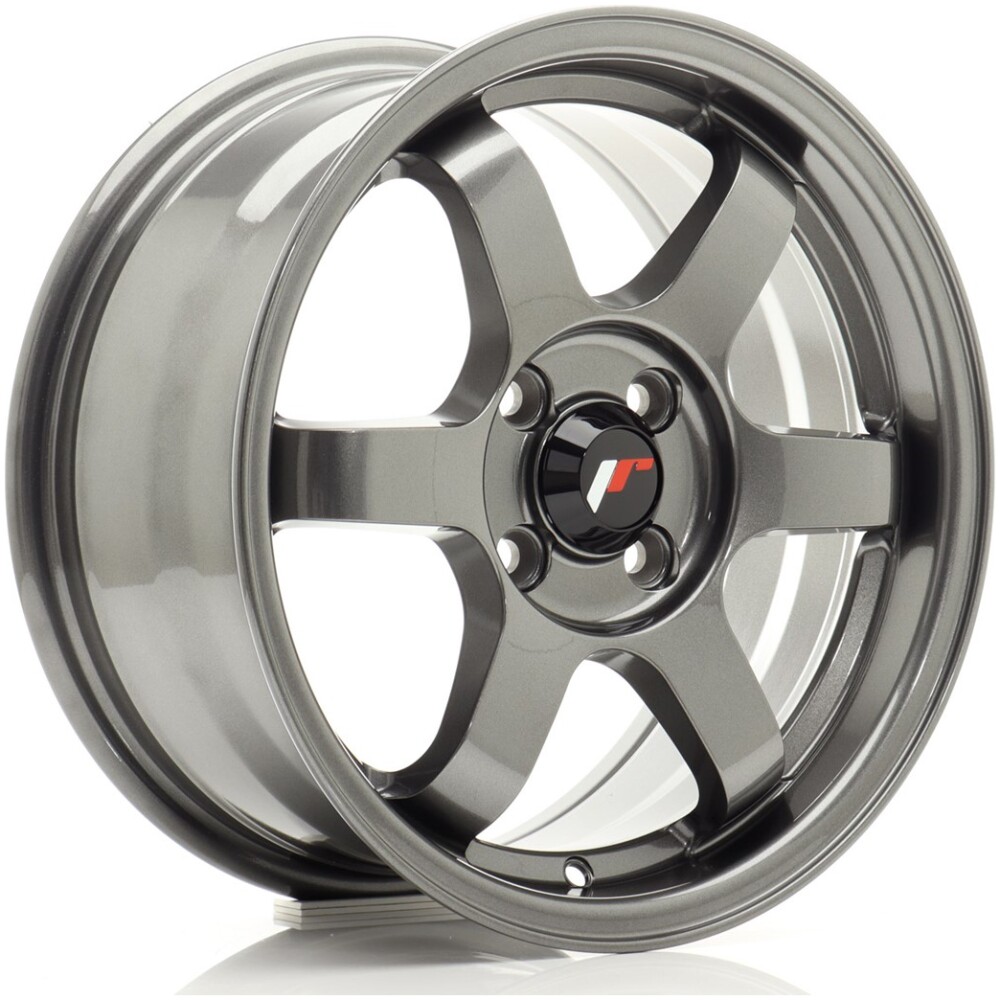 JR Wheels JR3 15x7 ET40 4x100 Gun Metal