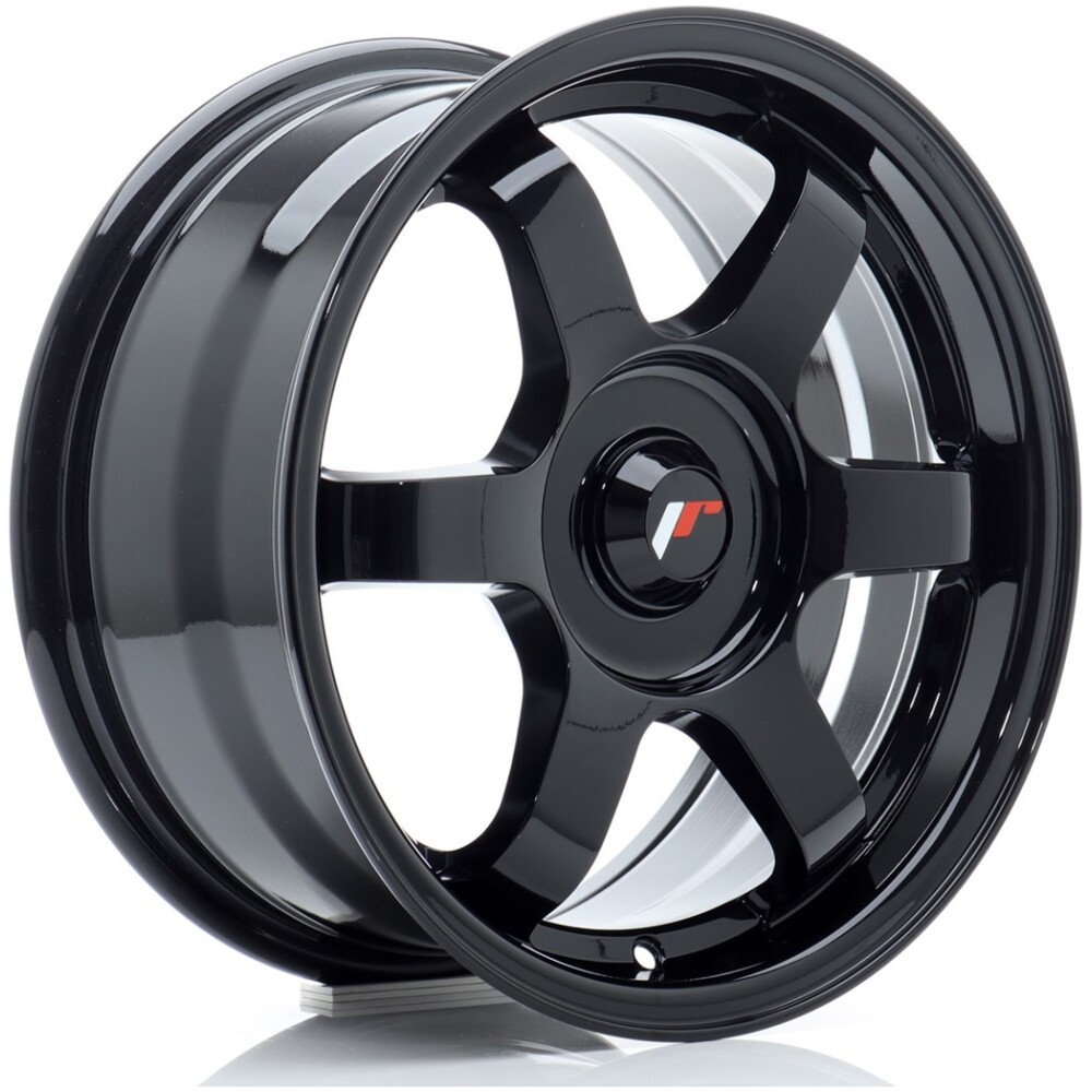 JR Wheels JR3 15x7 ET25-42 BLANK Gloss Black