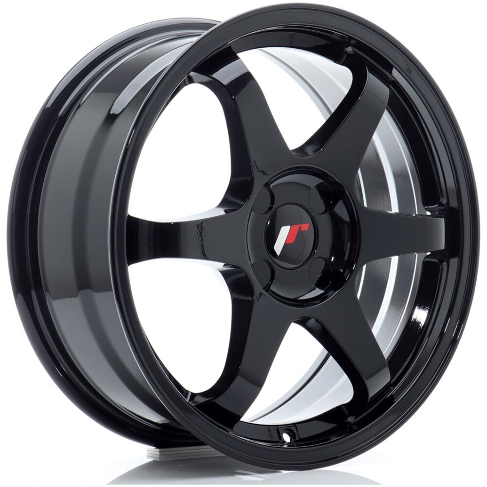 JR Wheels JR3 17x7 ET20-42 4H BLANK Gloss Black