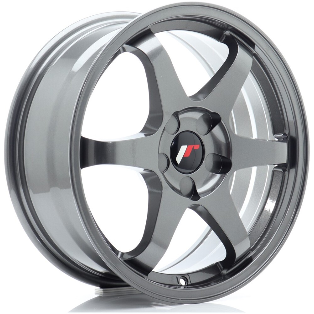 JR Wheels JR3 17x7 ET20-42 5H BLANK Gun Metal