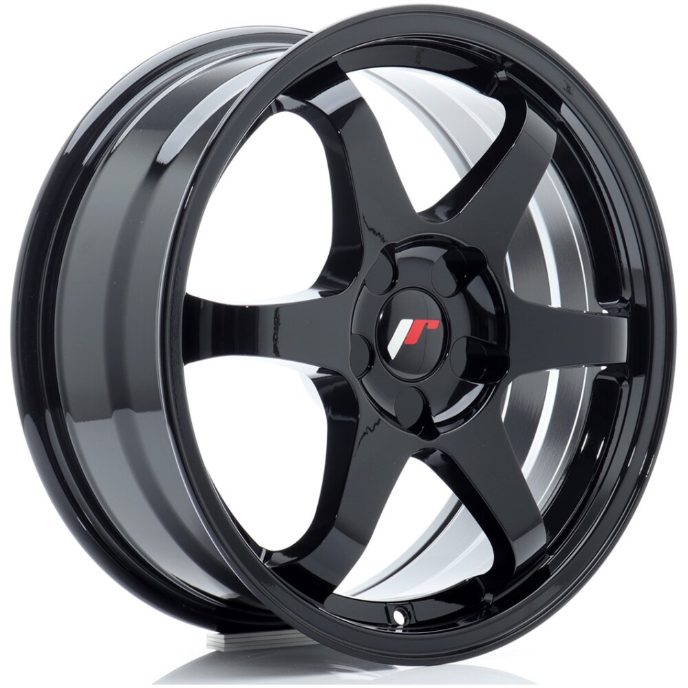 JR Wheels JR3 17x7 ET20-42 5H BLANK Gloss Black