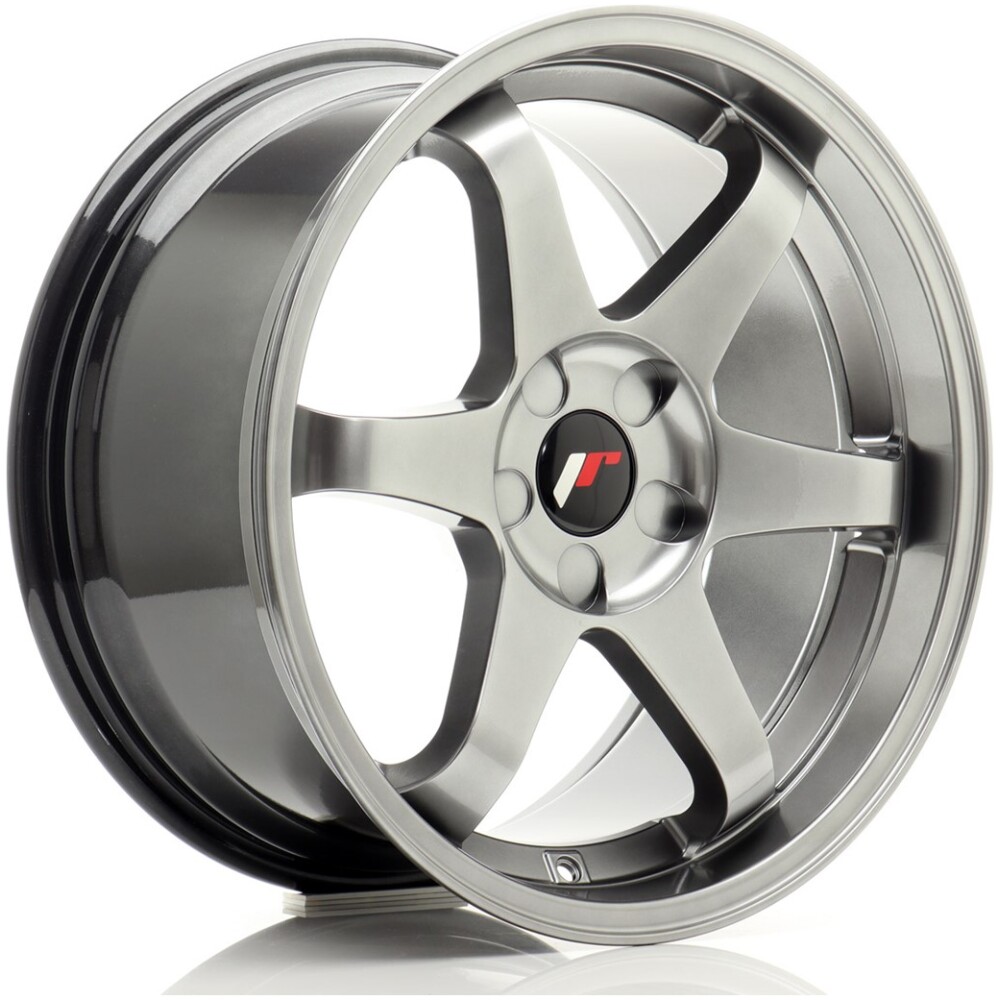 JR Wheels JR3 18x9 ET15-40 5H BLANK Hyper Black