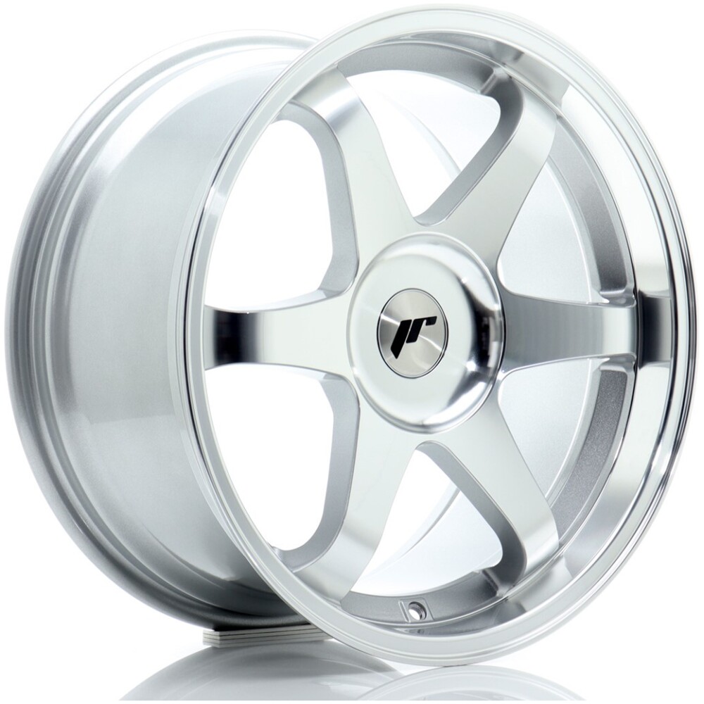 JR Wheels JR3 18x9 ET15-40 BLANK Silver Machined Face