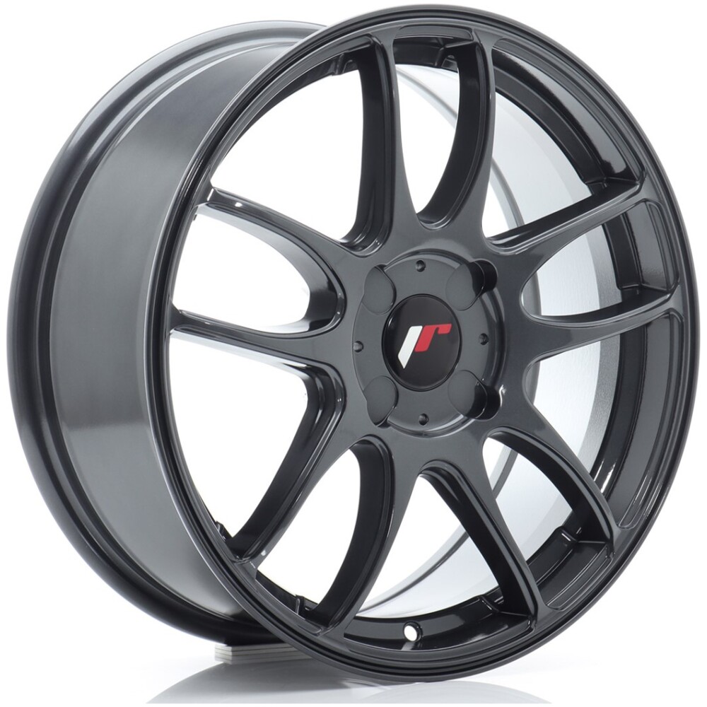 JR Wheels JR29 17x7 ET20-48 4H BLANK Hyper Gray