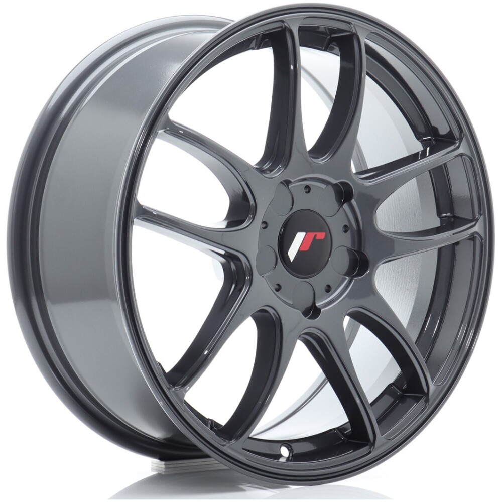 JR Wheels JR29 17x7 ET20-48 5H BLANK Hyper Gray