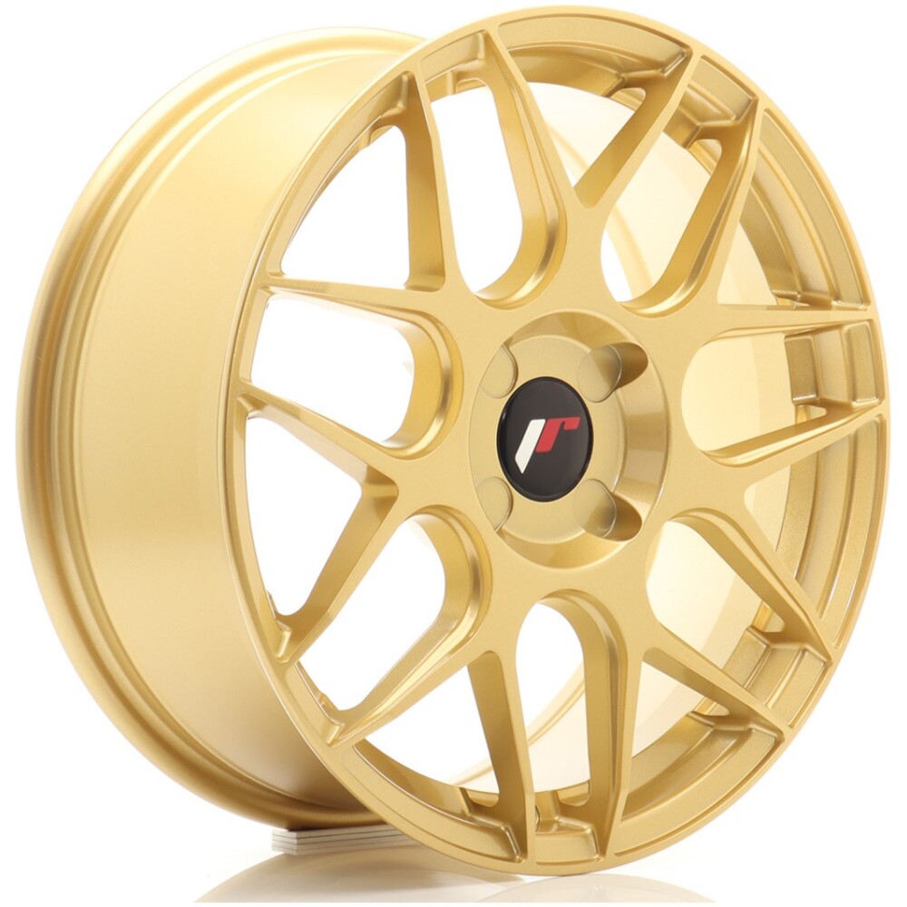 JR Wheels JR18 17x7 ET20-40 4H BLANK Gold