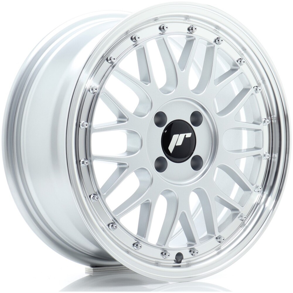 JR Wheels JR23 16x7 ET20 4x100 Hyper Silver w/ Machined Lip