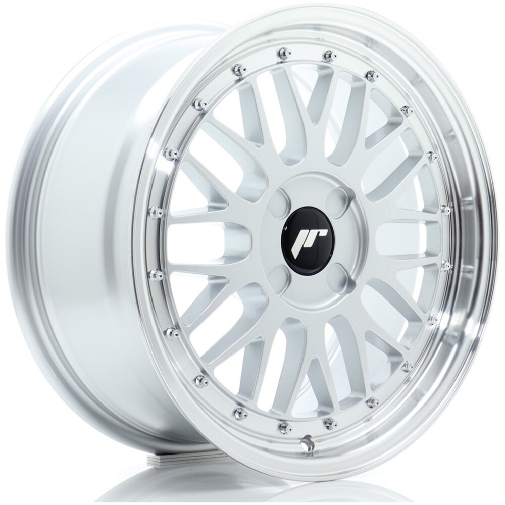 JR Wheels JR23 17x7,5 ET20-40 4H BLANK Hyper Silver w/ Machined Lip