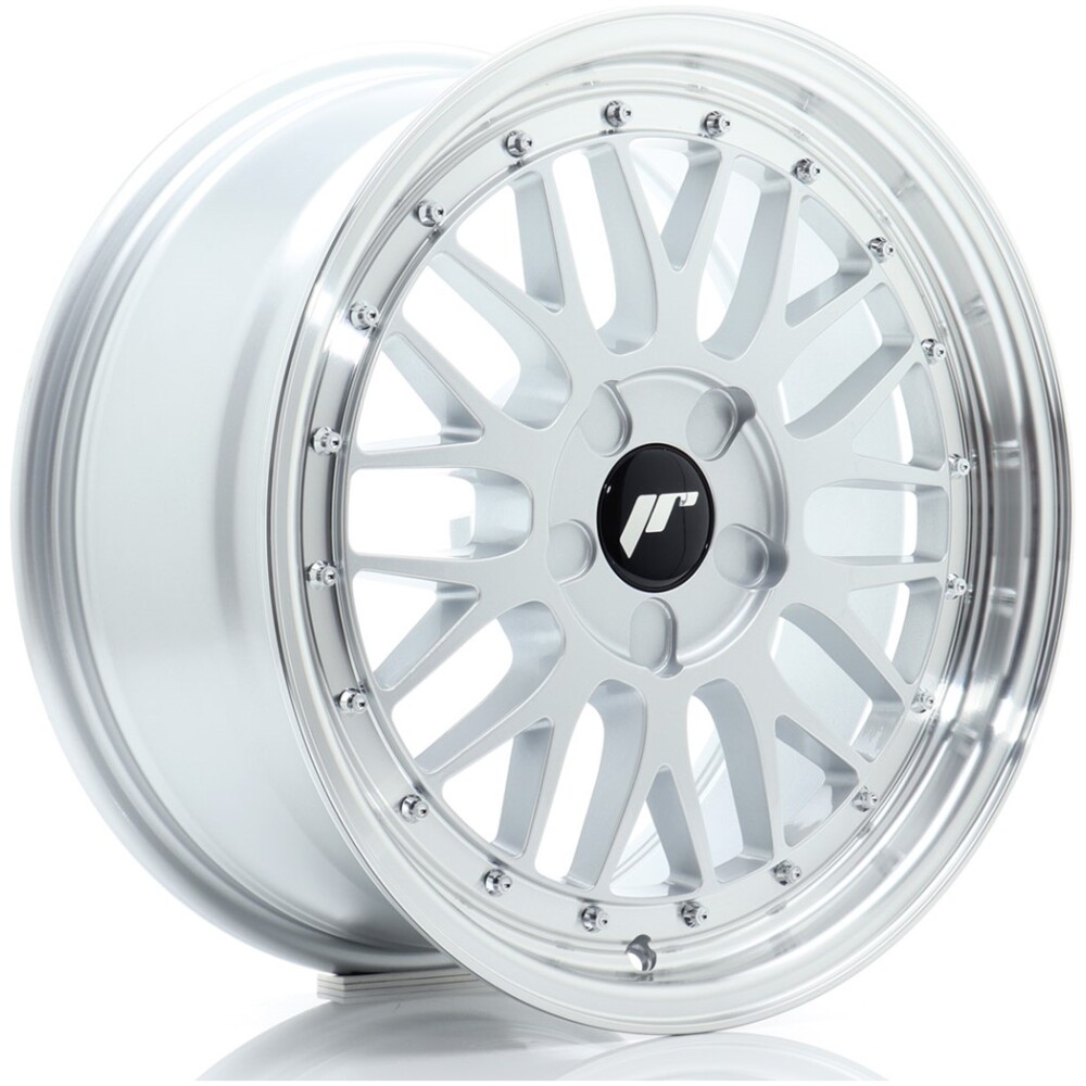 JR Wheels JR23 17x7,5 ET20-40 5H BLANK Hyper Silver w/ Machined Lip