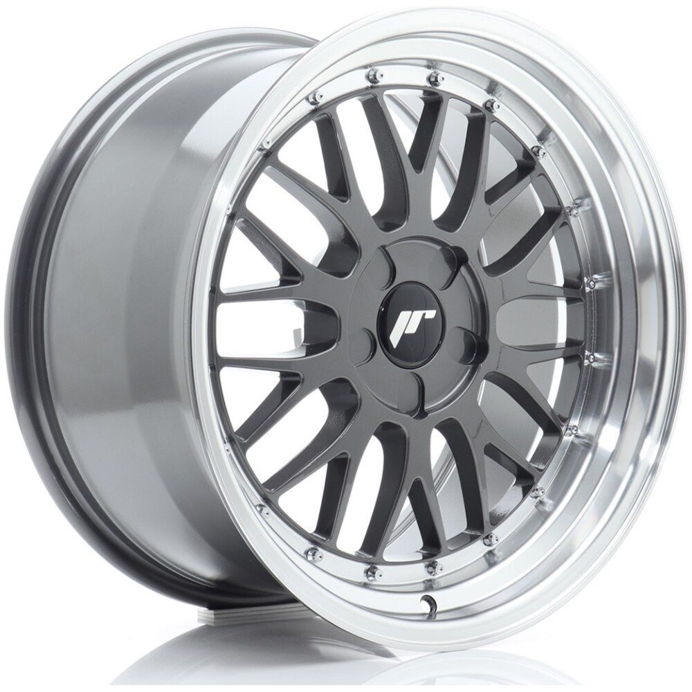 JR Wheels JR23 18x9,5 ET20-48 5H BLANK Hyper Gray w/ Machined Lip