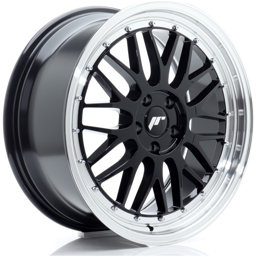 JR Wheels JR23 19x8,5 ET45 5x112 Gloss Black w/ Machined Lip