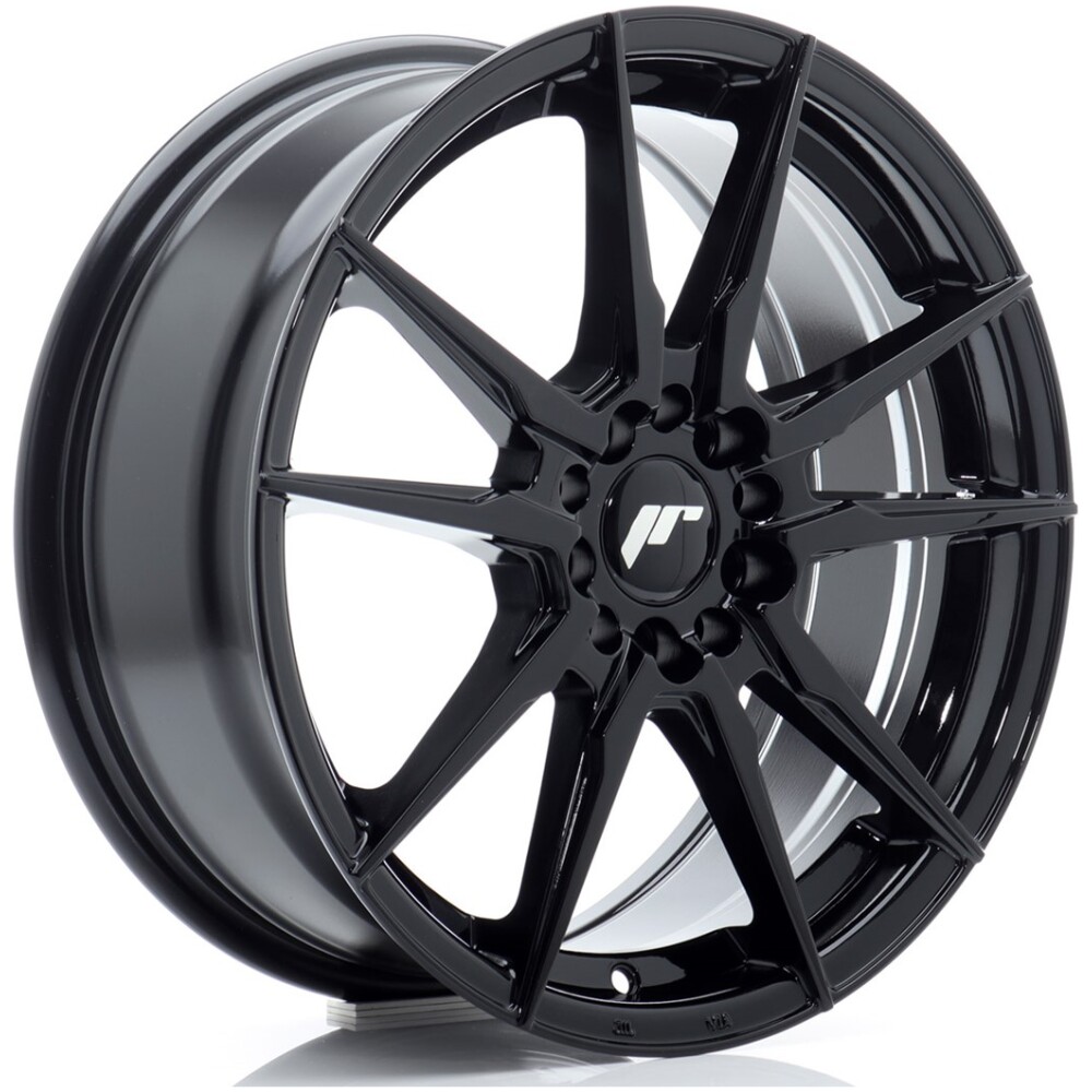 JR Wheels JR21 17x7 ET40 4x100/114 Gloss Black