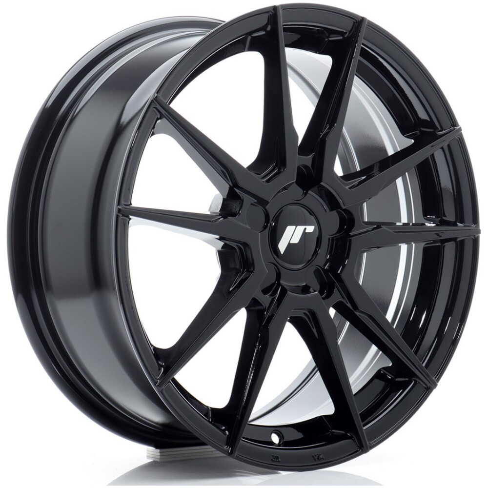 JR Wheels JR21 17x7 ET20-40 5H BLANK Gloss Black